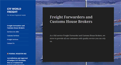 Desktop Screenshot of cffworldfreight.com